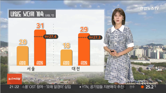 [날씨] 내일 본격 가을 시작 백로 선선한 가을 아침, 낮더위 계속