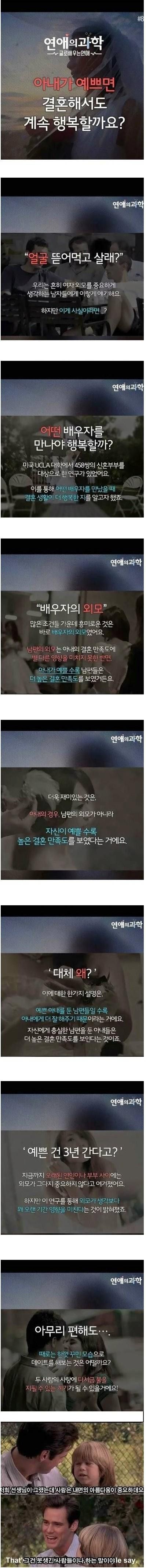 배우자의 얼굴이 결혼생활에 끼치는 영향