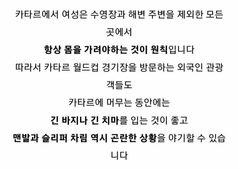 카타르 월드컵이 최악인 이유