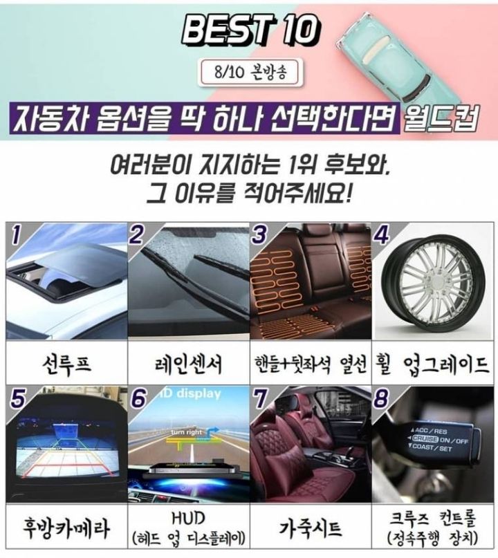 자동차옵션 월드컵