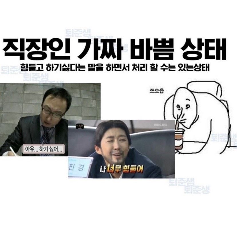 가짜 바쁨 vs 진짜 바쁨