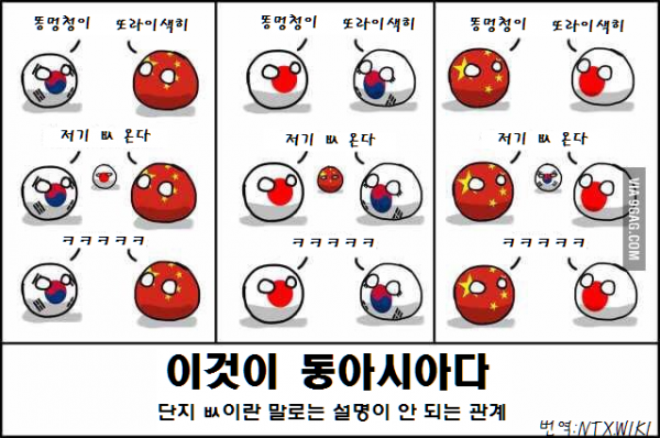 동북 아시아 한중일 관계 정리