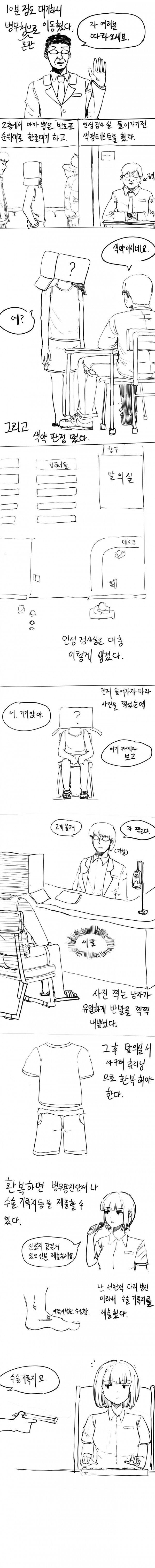 병무청에서 삭제요청받은 만화