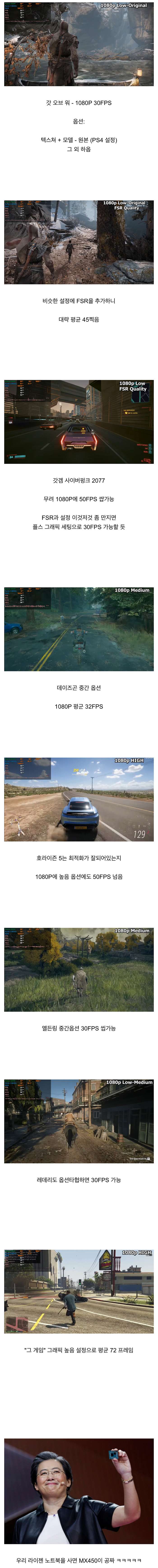 AMD 라이젠 6800U 내장그래픽 성능