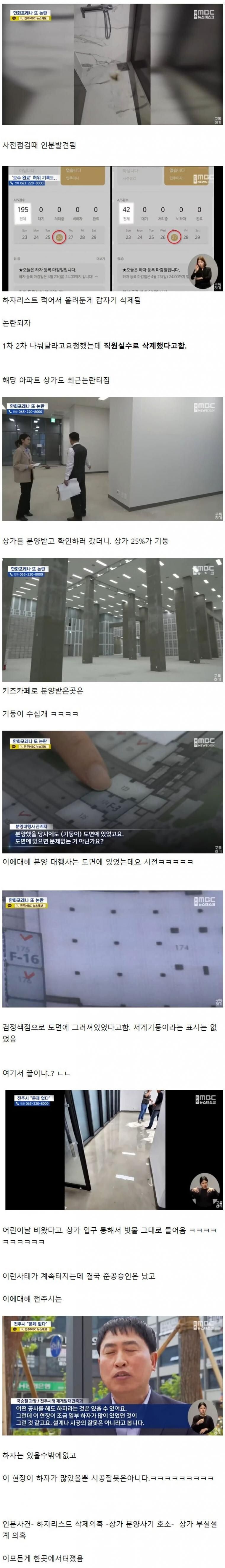 이 모든 게 아파트단지 한 곳에서 발생중인 사건