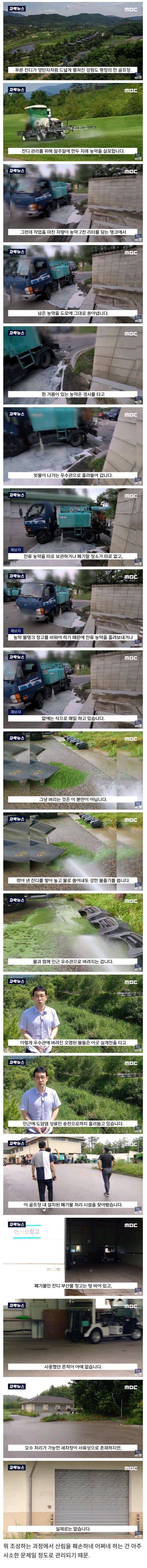 골프장 관리가 환경에 미치는 영향